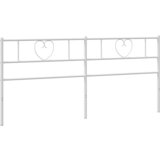 vidaXL Metalno uzglavlje bijelo 193 cm Cijene