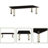 The Living Store TV stojalo črno 60x35x17 cm kaljeno steklo - TV Stojalo, (21740578) | Shoptok.si