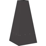 vidaXL Crna Hladno valjani čelik 50 x 50 x 100 cm Izdržljivo | shoptok.hr