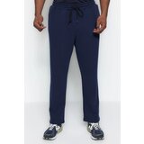 Trendyol Navy Blue Men's Basic Plus Size Comfortable Regular/Normal Fit Regular Leg Sweatpants | Shoptok.si