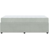  Posteljni okvir z vzmetnico Svetlo siva 80 x 200 cm Žamet, (5000069986) | Shoptok.si