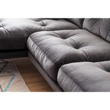 MID.YOU KOTNA SEDEŽNA GARNITURA, žamet antracit | Shoptok.si