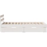vidaXL krevetna konstrukcija bijelo 80 x 200 cm čvrsta borova drva | shoptok.hr