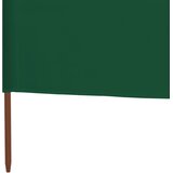  Vjetrobran s 3 panela od tkanine 400 x 120 cm zeleni | shoptok.hr