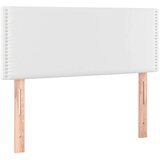  S oprugama i madracem bijeli 80 x 200 cm od umjetne kože | shoptok.hr
