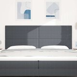  Vzglavje enostavnega dizajna temno sivo 200 cm iz korduroja, (22052892) | Shoptok.si