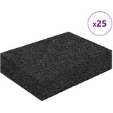  Gumenasti granulatni vanjski pod 25 pcs Crna 9 x 6 x 2 cm Guma | Eponuda.ba