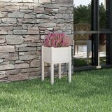 Maison Chic Vrtno cvetlično korito - Cvetlični Lonec belo 40x40x70 cm trdna borovina, (21789215) | Shoptok.si