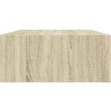  Zidne police s ladicom 2 kom boja hrasta 40 x 23,5 x 10 cm MDF | shoptok.hr