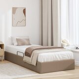  Otomanski krevet s pohranom Kapućino 90 x 190 cm Lažna koža | shoptok.hr