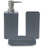  PZR-043 grey bathroom set (3 pieces) | ePonuda.com