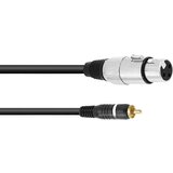 Omnitronic 30224028 XLR adapterski kabel [1x moški cinch konektor - 1x XLR vtičnica 3-polna] 2.00 m črna, (20428058) | Shoptok.si