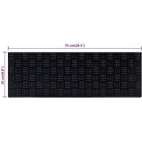 vidaXL Gazišta za stepenice 5 kom 25 x 75 cm gumena | shoptok.hr