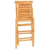  Sklopive vrtne stolice 4 kom 47x63x90 cm od masivne tikovine | shoptok.hr