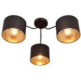  Plafonski luster ALBA 3xE27/15W/230V crna/zlatna | Eponuda.com