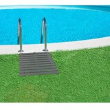 Wenko tamno siva plastična prostirka pogodna i za eksterijer Outdoor Grey, 55 x 55 cm | shoptok.hr