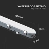 LED tehnička fluorescentna svetiljka sa senzorom pokreta LED/36W/230V 4000K IP65 120 cm | Eponuda.com