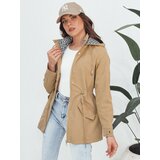 DStreet Kurtka damska AVELIN ciemnobeżowa | Shoptok.si