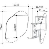 Conceptum Hypnose kupatilski ormarić krem | Eponuda.com