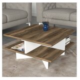 Hanah home Hamton Klub sto, 60x31.2x60cm, Orah-bijela | Eponuda.ba