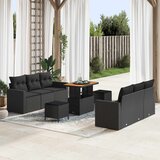  Sjedeća garnitura za vrt 9 kom. poliratan 80 x 80 x 71 cm | shoptok.hr