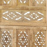 Sobna pregrada s 5 panela 200 x 165 cm od masivnog drva manga | shoptok.hr