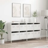 Komoda bijela 135x39x73,5 cm hladno valjani čelik | shoptok.hr