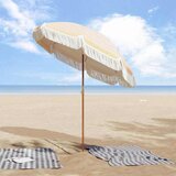  Suncobran za plažu Žuta i bijela 160 x 160 x 196 cm | Eponuda.com