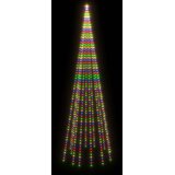  Božićno drvce na stijegu 732 LED žarulje šarene 500 cm | shoptok.hr