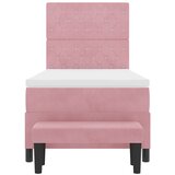  s opruga kutije Ružičasta 200 x 100 cm Baršun | shoptok.hr