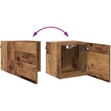  Ormar za TV montiran na zid Zidne Staro drvo 30,5 x 30 x 30 cm | shoptok.hr