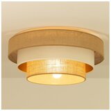  plafonska svetiljka wenta 1xE27/60W/230V prečnik 50 cm juta/bež | Eponuda.com