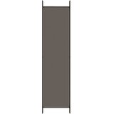 Sobna pregrada s 3 panela antracit 150 x 220 cm od tkanine | shoptok.hr