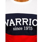DStreet Pánské tričko s potiskem "WARRIOR" 100693 - červená, cene