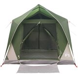  Tunelski šator s krovom Zelena 10 osoba Poliester i čelik | shoptok.hr