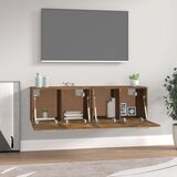  Zidni ormarići 2 kom boja hrasta 60x36,5x35cm konstruirano drvo | shoptok.hr