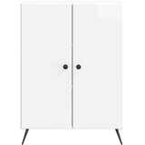  Kreveta Bijela visokog sjaja 66 x 34,5 x 90 cm | shoptok.hr