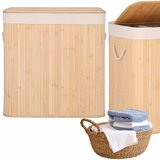  Košara za rublje od bambusa svijetlosmeđa | shoptok.hr