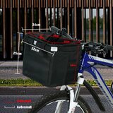 PYNHOKLM zložljiva vodoodporna kolesarska košara odprta embalaža | Shoptok.si