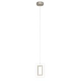 Eglo enaluri visilica/1, led, 1x5,4w, 630lm, duž 1100, nikl-mat/plastika | ePonuda.com