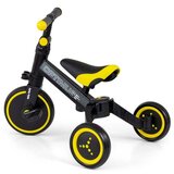 Milly Mally tricikl 3u1 Optimus crno - žuti | shoptok.hr