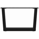  Noge za klub stolić V-oblika 2 kom Crne 50 x (30-31,3) cm Čelik | shoptok.hr