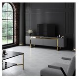 Hanah home TV komoda Yildiz, 180x50x30 cm, Antracit-Zlatne boje | Eponuda.ba