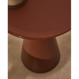 Kave Home Okrugao pomoćni stol sa staklenom pločom stola ø 35 cm Wilshire – | shoptok.hr