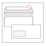 Kuverta amerikanka, 230 x 110 mm, z levim okencem, 500 kosov | Shoptok.si