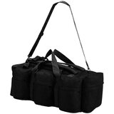  3-u-1 torba u vojničkom stilu 90 L crna | shoptok.hr