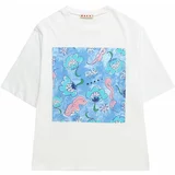 Marni Majica plavi traper / svijetloplava / roza / bijela