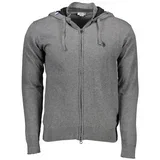 US POLO CARDIGAN MAN GRAY