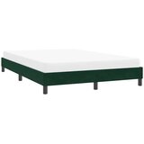  Okvir kreveta bez madraca tamnozeleni 140x210 cm baršun | shoptok.hr