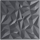  Zidne panele 48 pcs Ametist siva 50 x 50 cm XPS pjena | Eponuda.com